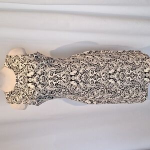 J. McLaughlin Darcy sleeveless Jacquard dress size M